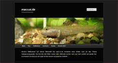 Desktop Screenshot of maccus.de