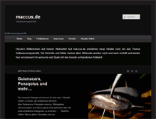 Tablet Screenshot of maccus.de